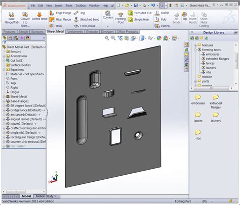 sheet metal forming simulation solidworks|solidworks sheet metal add in.